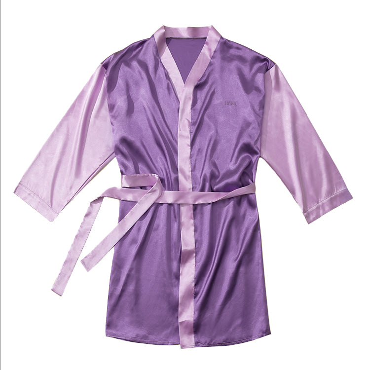 Luvme Hair Points Rewards cozy robe in soft, plush fabric, featuring a relaxed fit and hood for comfortable loungewear.