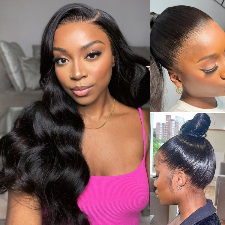 PreMax Wigs | 360 Lace Super Natural Hairline Loose Body Wave Free Part 180% Density Wig Pre-Cut Lace - US Only-01