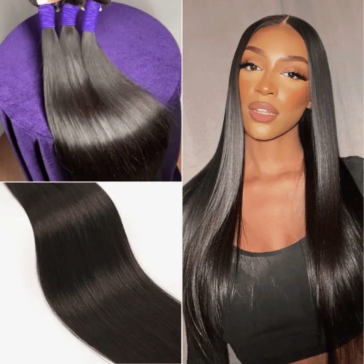 Upgraded Brazilian Hair | 1pc Straight / Body Wave 100% Virgin Brazilian Human Hair Bundle-18