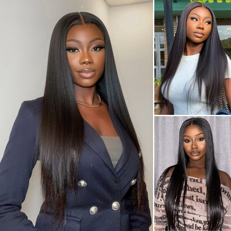 Special Deal | Luvme Hair Pre-plucked 180% Density Glueless 13x4 Frontal Lace Long Wig 100% Human Hair