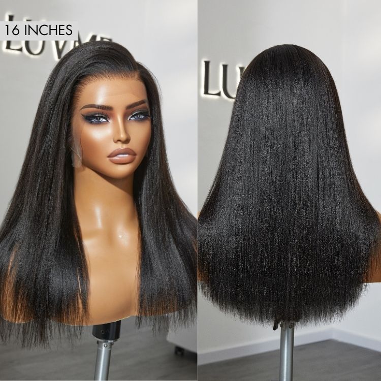 PreMax 2.0 Wigs | Nature Max Yaki Straight Ear-to-ear Glueless 13x5 Frontal HD Lace C Part Wig-14