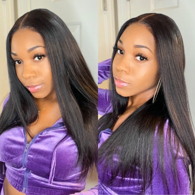 Upgraded Brazilian Hair | Luvme Virgin Straight / Body Wave Hair 3 Bundles with Deep Part 2x6 HD Lace Closure