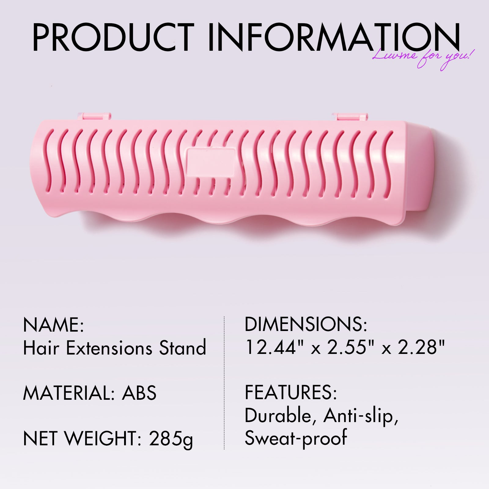 US Only | 1pc Hair Extension Holder, Storage for Clip-in, Tape-in, Bundles & Weft-11