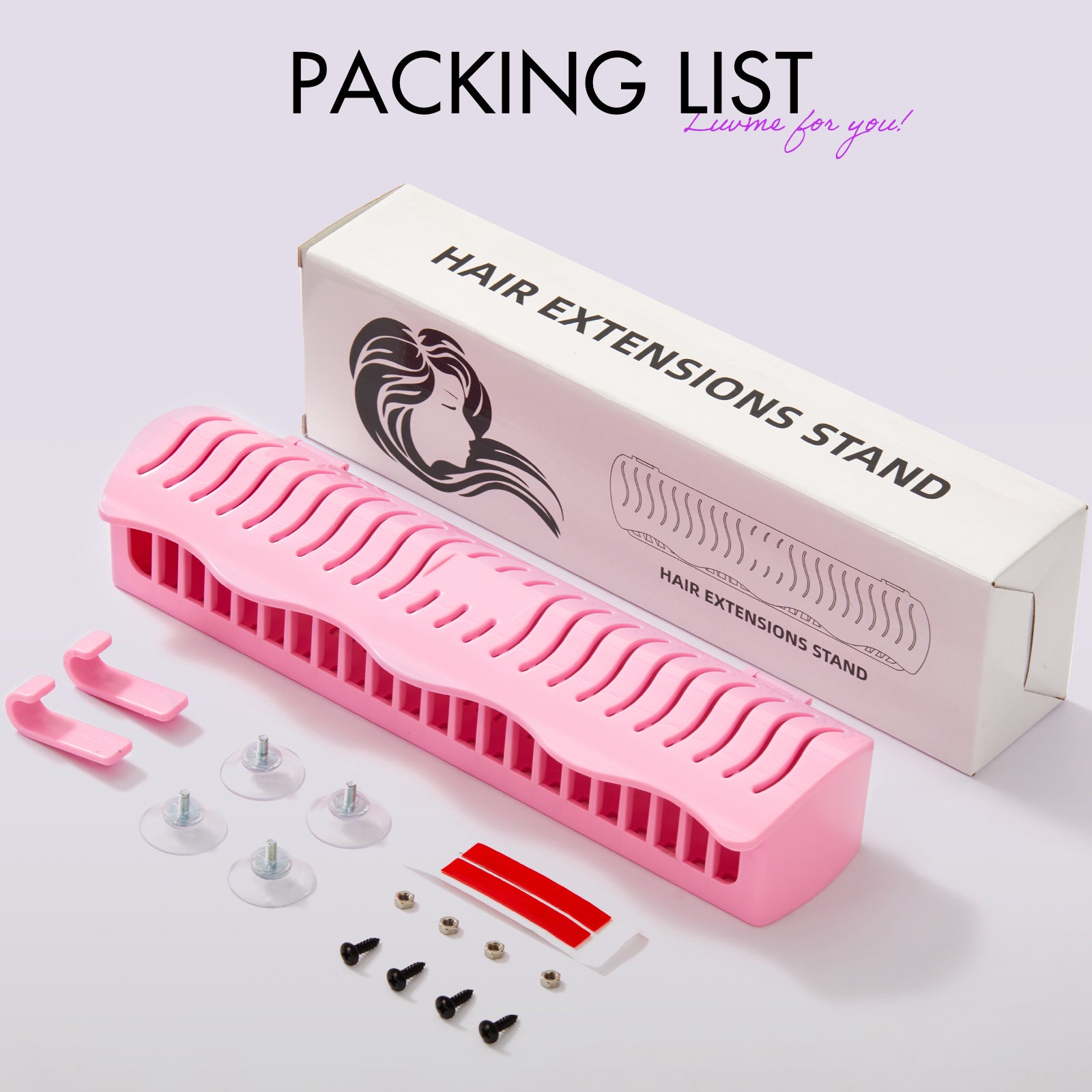 US Only | 1pc Hair Extension Holder, Storage for Clip-in, Tape-in, Bundles & Weft-10