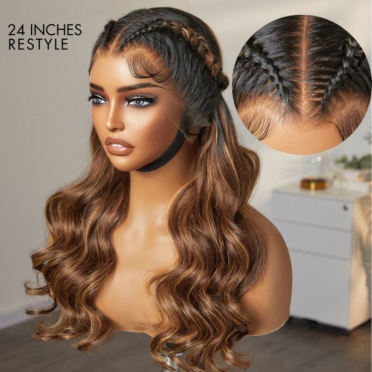 PreMax 2.0 Wigs - Nature Max Blonde Highlight Loose Body Wave Ear-to-ear Glueless 13x6 Frontal HD Lace Wig Pre-Cut Lace-21
