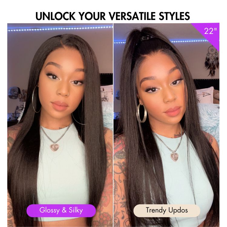 Luvme Hair PartingMax Glueless Wig Silky Straight 7x6 Closure HD Lace Pre Plucked & Bleached Breathable Cap - US Only-06