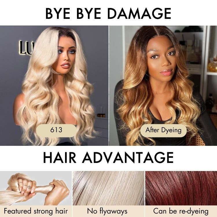 613 Loose Wave Glueless 5x5 Closure HD Lace Wig | Direct Dyeing-07