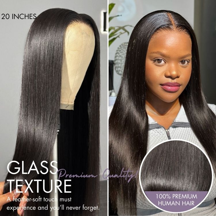 180% Density Bone Straight Styled