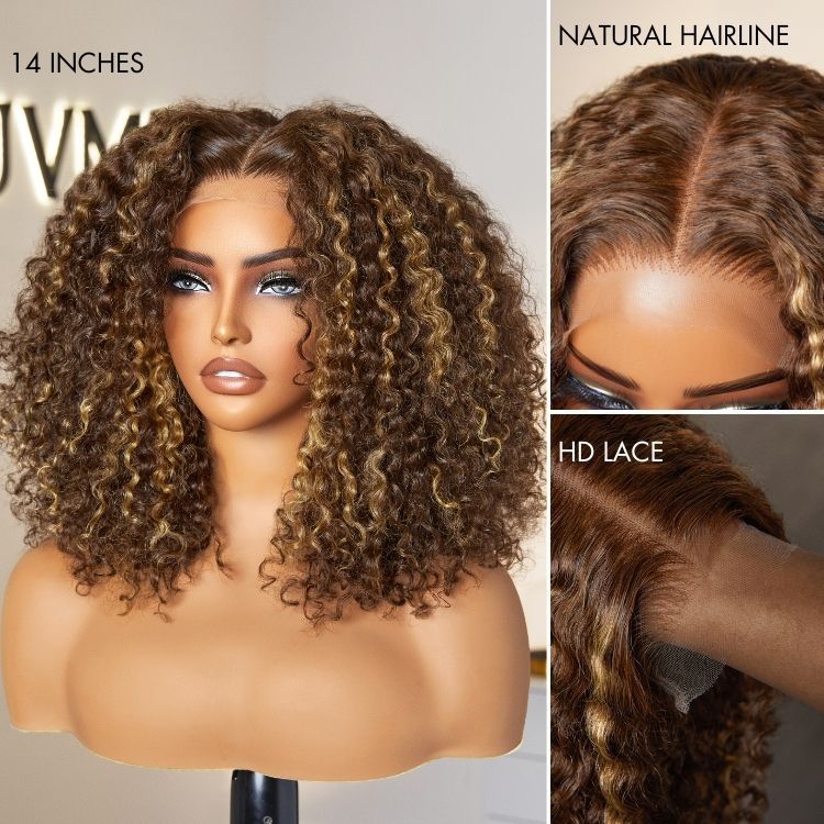 Go Natural Ease | Soft Kinky Curly Glueless 5x5 Closure HD Lace Wig Ready to Go-09