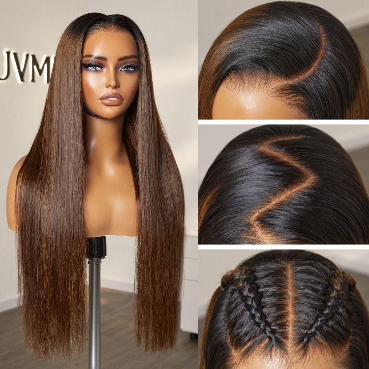 Luvme Hair PartingMax Glueless Wig Silky Straight 7x6 Closure HD Lace Pre Plucked & Bleached Breathable Cap - US Only-09