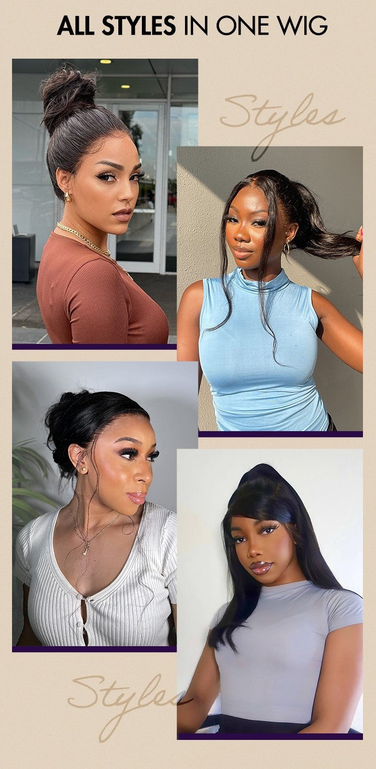 Water Wave 360 Lace Flexi-Fit Invisi Drawstring Cap Long Wig 100% Human Hair Pre-bleached & Pre-plucked & Pre-Cut Lace-11