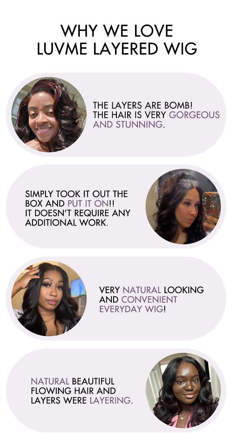 Trendy Layered Cut Loose Body Wave 5x5 Closure HD Lace Glueless Mid Part Long Wig 100% Human Hair-05