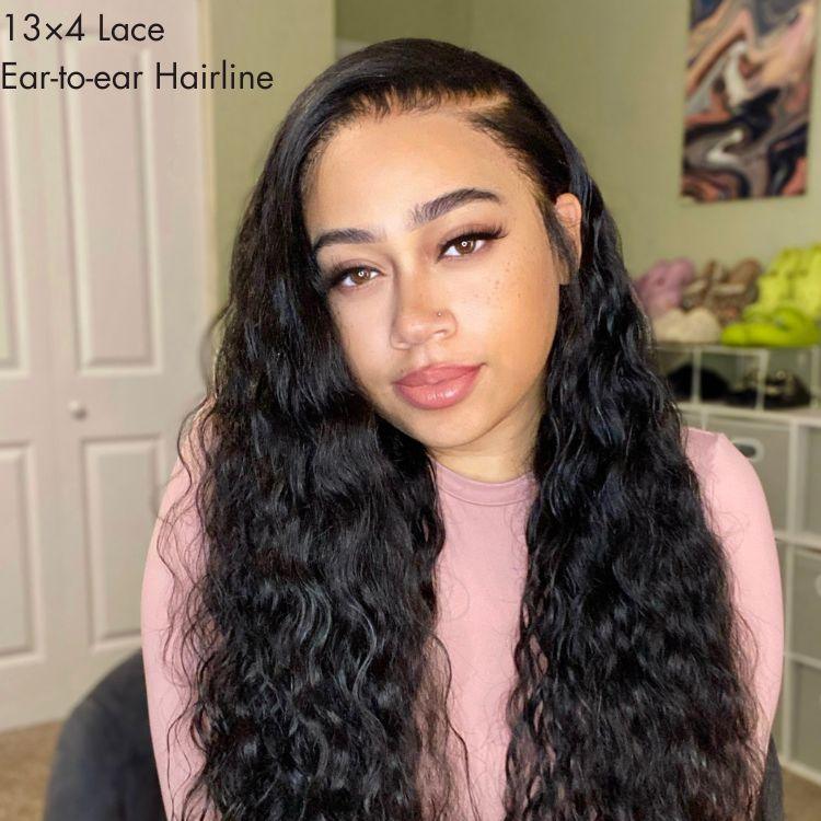 1pc 13x4 Lace Frontal 100% Virgin Human Hair All Textures-10