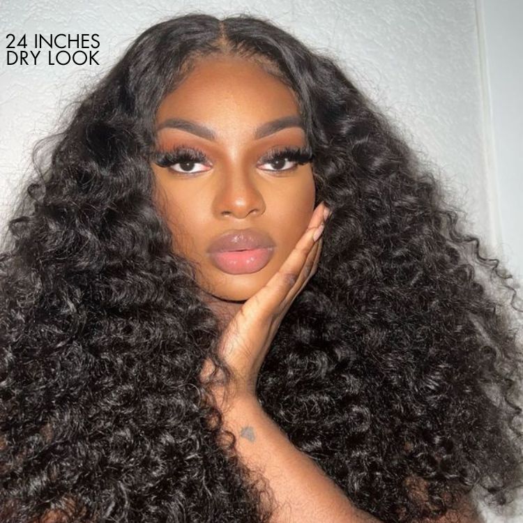 Luvme Hair PreMax Wigs Flexi-Fit Invisi Drawstring Cap with 360 HD lace in water wave, body wave, and straight long wig style