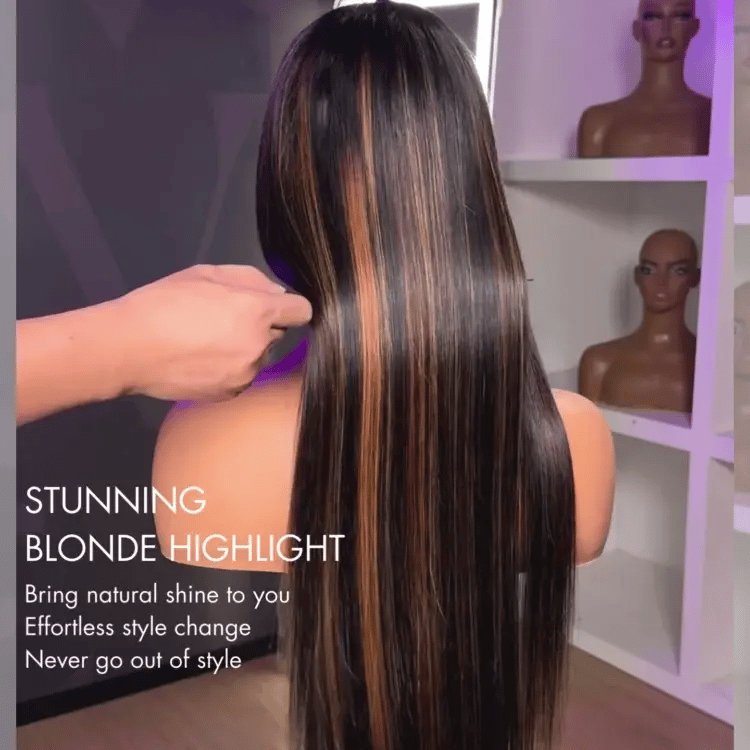 Special Offer | PreMax Wigs | Super Natural Hairline Silky Straight Glueless 13x4 Frontal Lace Wig Human Hair Pre-Cut Lace-13