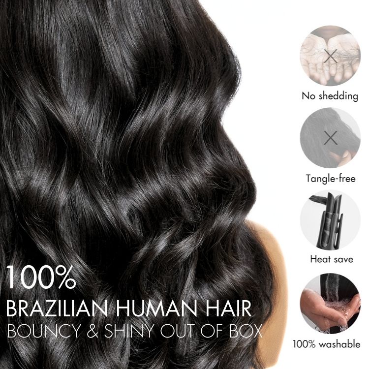 Upgraded Brazilian Hair | 1pc Straight 100% Virgin Brazilian Human Hair Bundle-11
