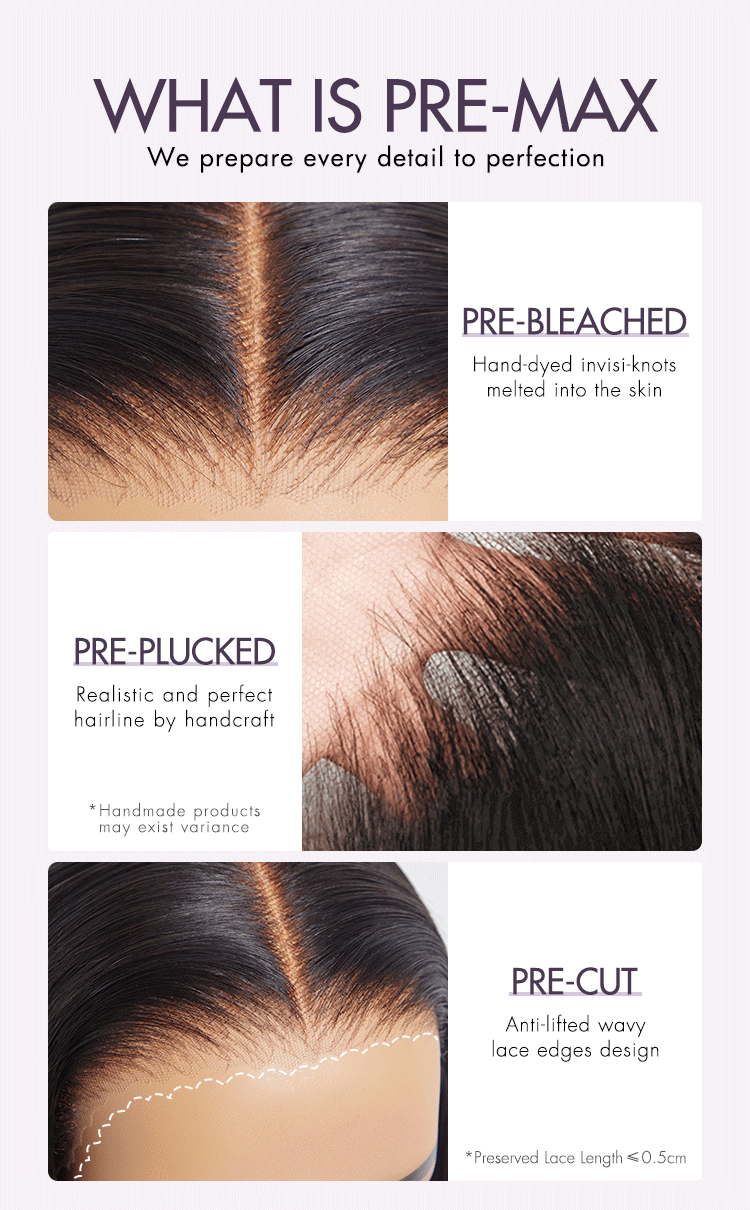 Special Deal | PreMax Wigs - Blonde Highlight Silky Straight 13x4 Frontal Lace Glueless Long Wig Pre-Cut Lace-09
