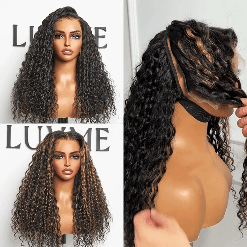 ZIP & GO WIGS | Deep Wave Natural Max Ear-to-Ear 13x5 Frontal HD Lace Wig Buy 1 Get 1 Free Replaceable Top-06