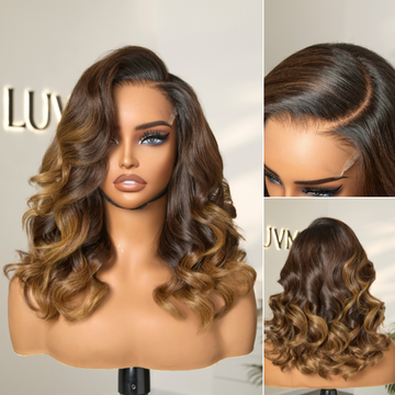 Brown ombre wig best sale