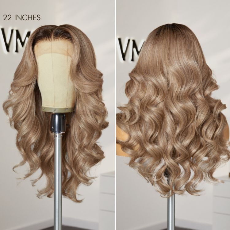 VIP ONLY | Gorgeous Loose Body Wave Ash Blonde Hair Wig Glueless 5x5 Closure Lace Wig Breathable Cap-07