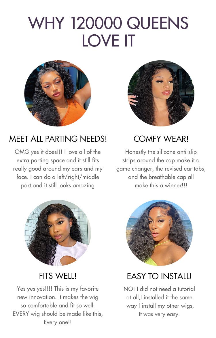 Luvme Hair PartingMax Glueless Wig Water Wave 7x6 Closure HD Lace 100% Human Hair Wig Ready to Go-21