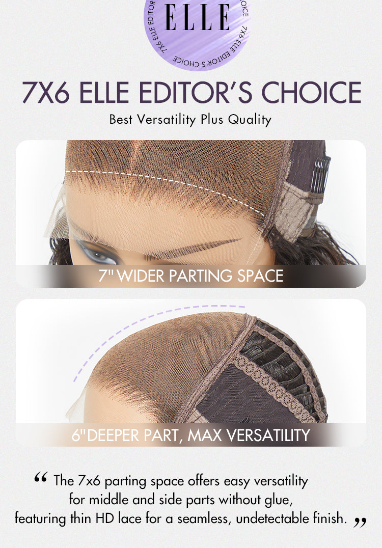 Luvme Hair PartingMax Glueless Wig Silky Straight 7x6 Closure HD Lace Pre Plucked & Bleached Breathable Cap - US Only-14