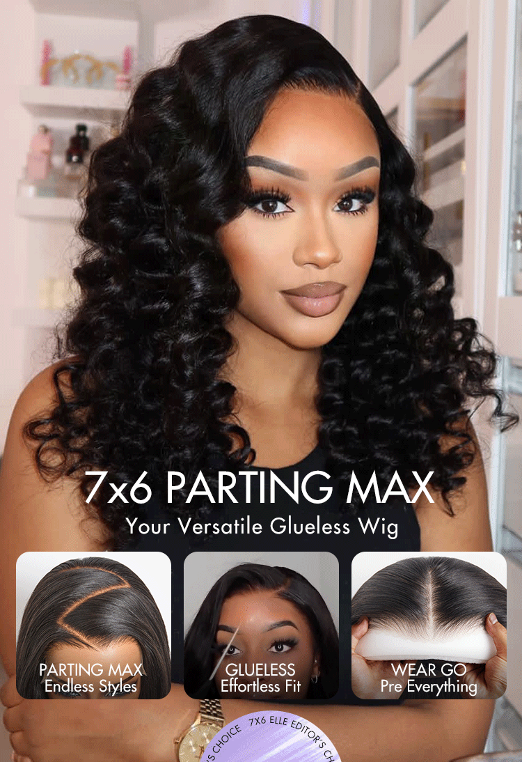 Details of PartingMax 7x6 Lace Closure Curly Wig