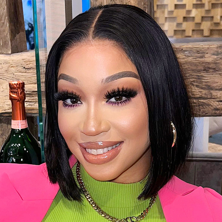 Glueless 4x4 Closure Undetectable HD Lace Bob Wig 100% Human Hair | Pre-bleached Knots - US Only-18