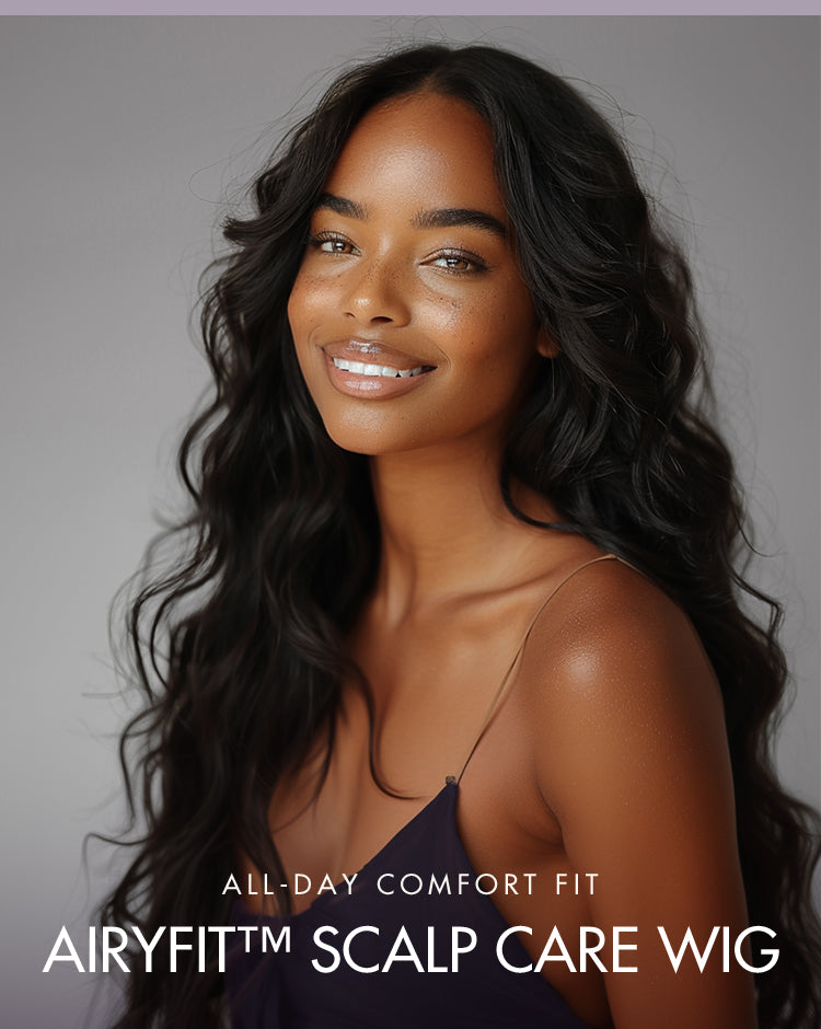 VIP Price | AiryFit™ Scalp Care Wigs | Deep Parting Loose Body Wave Humam Hair Wig 11x6 Frontal HD Lace Glueless Wig-01