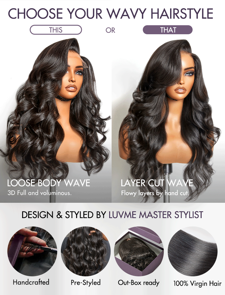 Weekly Special | PartingMax Glueless Wig Loose Body Wave 7x6 Closure HD Lace Pre Cut - US Only-14