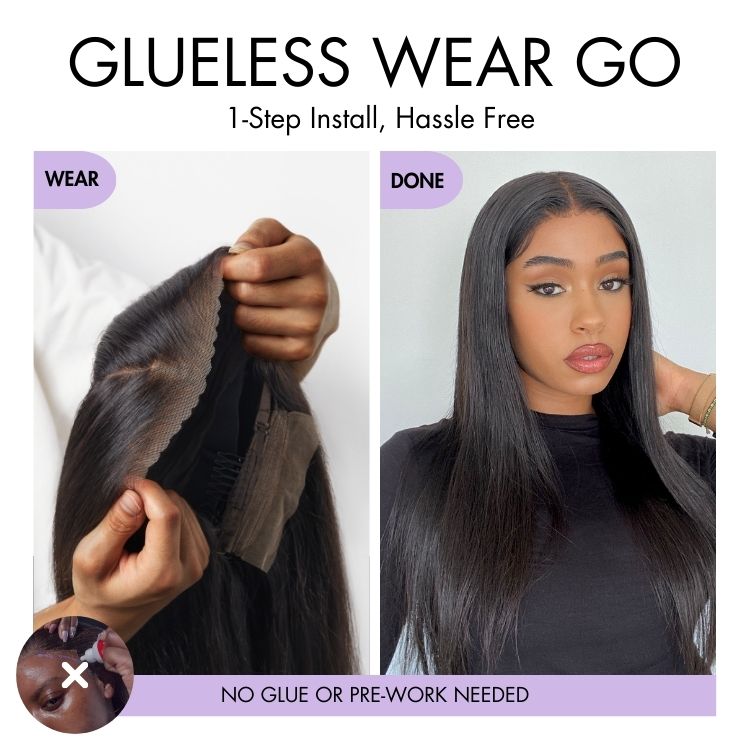 Luvme Hair PartingMax Glueless Wig Silky Straight 7x6 Closure HD Lace Pre Plucked & Bleached Breathable Cap - US Only-04