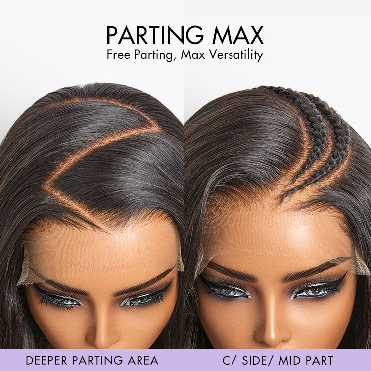 Luvme Hair water wave 7x6 closure lace wig with HD lace, 100% human hair, ready-to-wear glueless wig style.