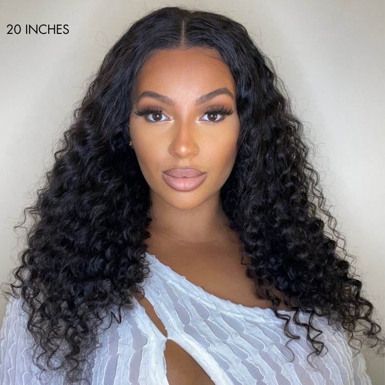 Deep Wave U Part Quick & Easy Affordable 100% Human Hair Wig-02