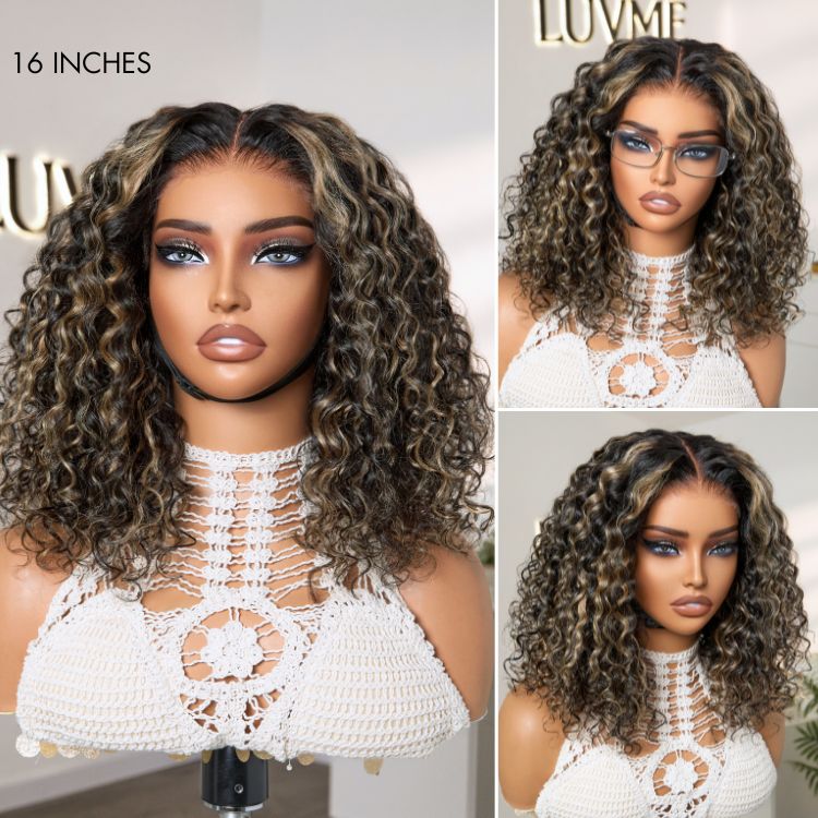 Special Deal | AiryFit™ Scalp Care Wigs | Effortless Water Wave Snugfit Glueless 5x5 Closure Pre-Cut Lace Curly Wig-05