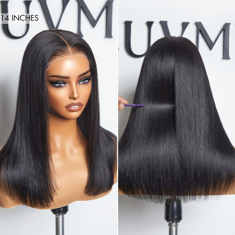 Crazy Wednesday | PreMax Wigs - Luxury Classic Silky Straight HD Full Lace Flexi-Fit Invisi Drawstring Cap Human Hair Wig-10
