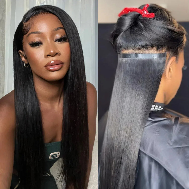 Straight / Body Wave / Kinky Curly / Yaki Straight / Kinky Straight / Messy Curly Clip in Hair Extensions Real Human Hair Pieces 135g 9pcs / 7pcs with Free Gift-12