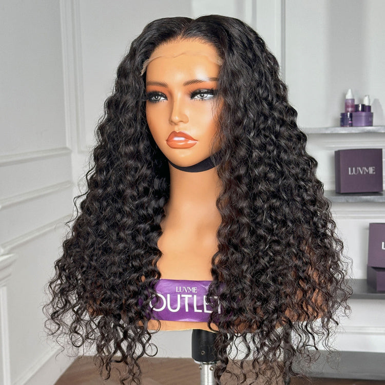 Special Deal | Water Wave 5x5 Closure HD Lace Glueless Long Curly Wig 100% Human Hair-01