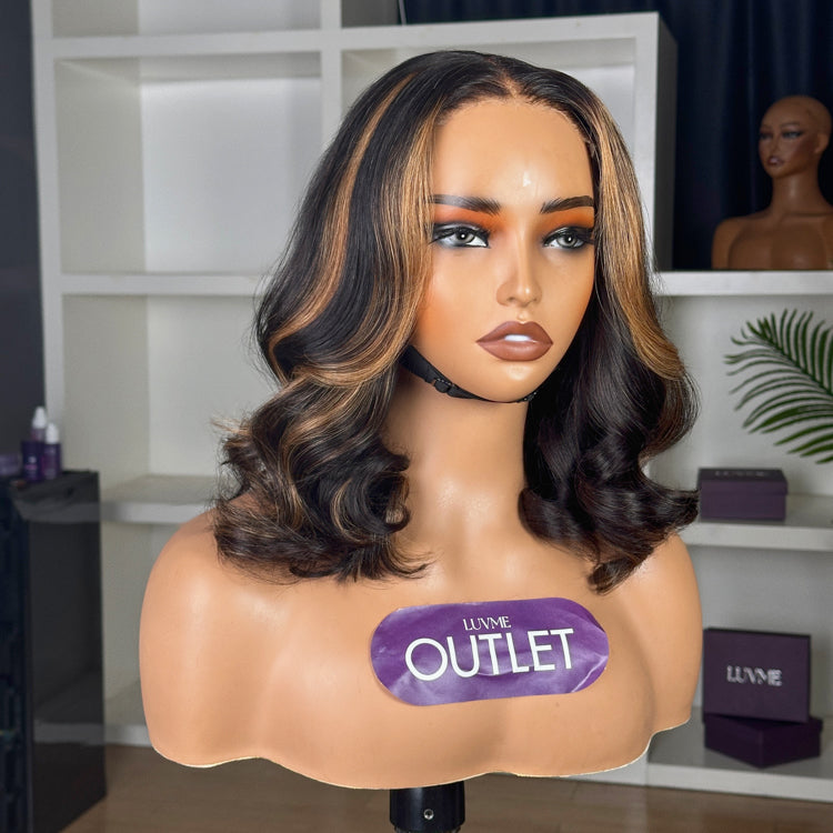 Special Deal | Blonde Highlights Loose Wave Glueless 5x5 Closure Pre-Cut HD Lace Wig Breathable Cap-02