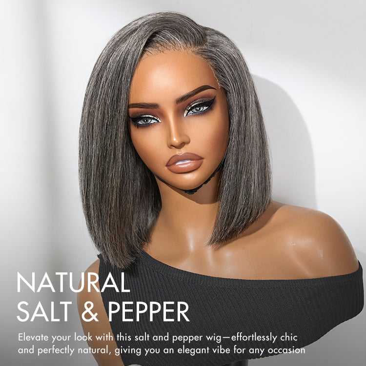 Luvme Hair AiryFit™ Scalp Care Minimalist Lace Wig with silky blunt cut bob, glueless fit, short style, HD lace, pre-cut for easy wear