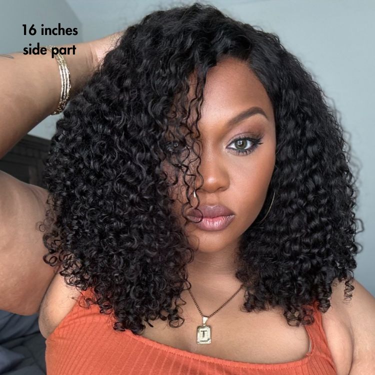 Crownease™ Go Natural Ease | Soft Kinky Curly Glueless 5x5 Closure HD Lace Wig Ready to Go-05
