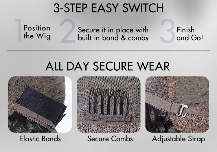 Mature Boss Salt and Pepper Bouncy Egg Curls Glueless Minimalist HD Lace Grey Wig-18