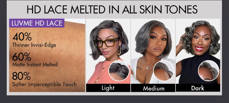 Mature Boss Salt and Pepper Bouncy Egg Curls Glueless Minimalist HD Lace Grey Wig-20