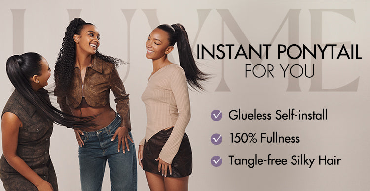 Natural Black Sleek Long Straight Wrap Around Ponytail Hair Extension Virgin Hair-08