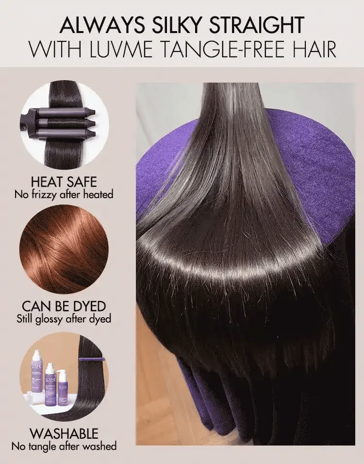 Natural Black Sleek Long Straight Wrap Around Ponytail Hair Extension Virgin Hair-13