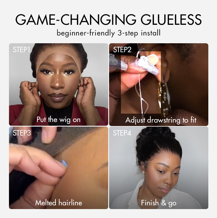 PreMax Wigs - HD Full Lace Water Wave / Straight / Body Wave Flexi-Fit Invisi Drawstring Cap Long Wig-16