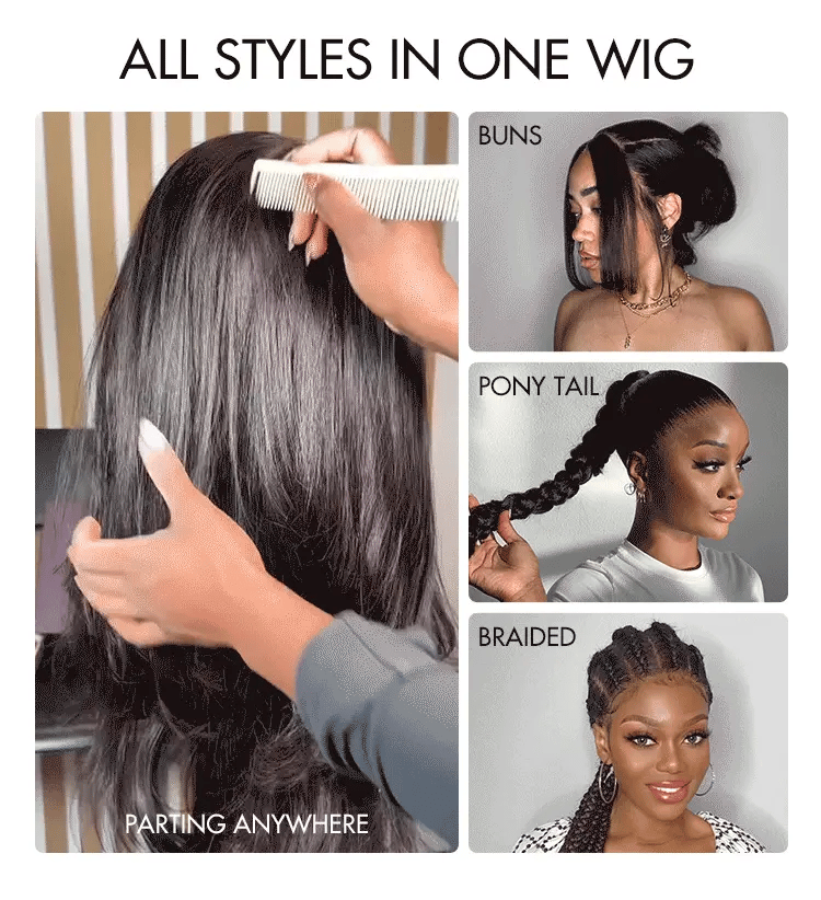 PreMax Wigs - Luxury Classic Silky Straight HD Full Lace Flexi-Fit Invisi Drawstring Cap Human Hair Wig-16