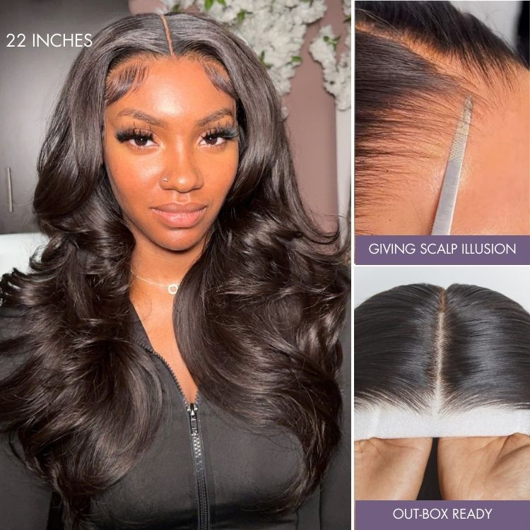 Exclusive Sale | Luvme All-Day Comfort™ Wig Glueless 7x6 Closure HD Lace Loose Body Wave Long Wig Pre-Cut Lace-04