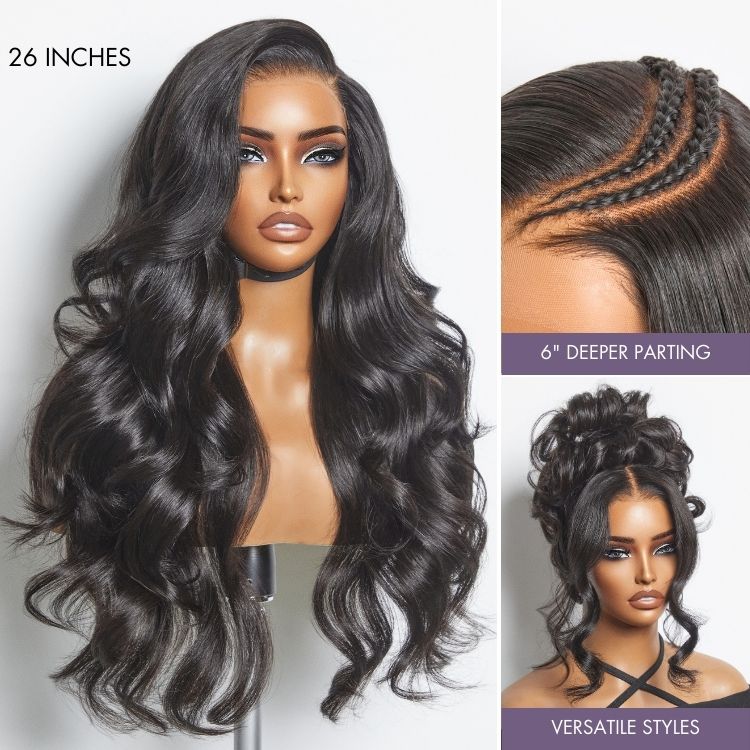 Exclusive Sale | Luvme All-Day Comfort™ Wig Glueless 7x6 Closure HD Lace Loose Body Wave Long Wig Pre-Cut Lace-03