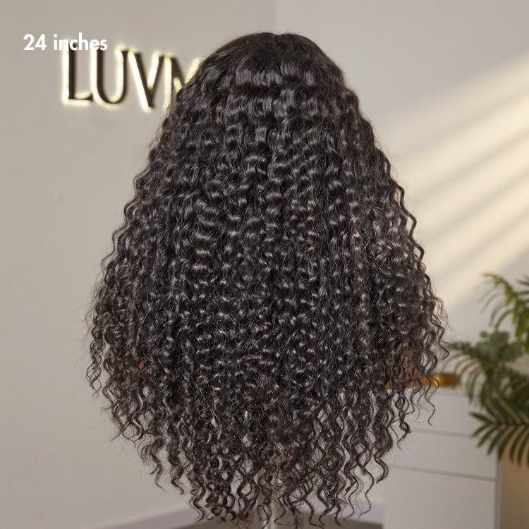PreMax Wigs - Super Natural Hairline Deep Wave Ear-to-ear 13x6 Frontal HD Lace Long Curly Wig-21