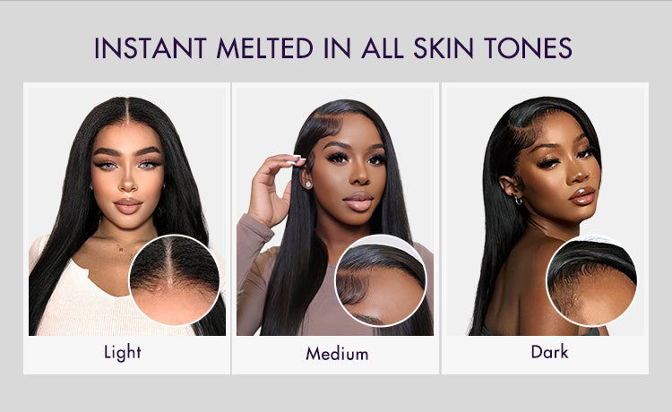 PreMax Wigs - Blonde Highlight Silky Straight Ear-to-ear Glueless 13x6 Frontal HD Lace Long Wig Pre-Cut Lace-15